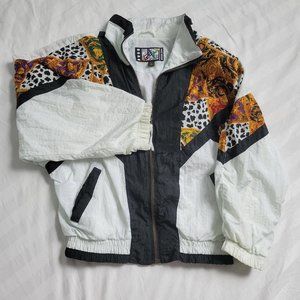 Vintage River Edge Sport Windbreaker 80's Gold